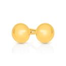 9ct-Gold-4mm-Polished-Button-Stud-Earrings Sale