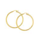 9ct-Gold-50mm-Polished-Hoop-Earrings Sale
