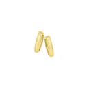9ct-Gold-Wide-Diamond-Cut-Huggie-Earrings Sale