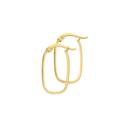 9ct-Gold-10mm-Polished-Oval-Hoop-Earrings Sale