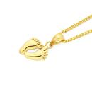 9ct-Gold-Baby-Footprints-Pendant Sale