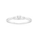 Sterling-Silver-Fine-3-Cubic-Zirconia-Friendship-Ring Sale
