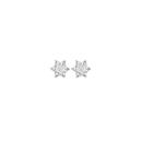 9ct-Gold-Diamond-Flower-Stud-Earrings Sale