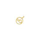 9ct-Gold-Diamond-cut-Double-Hearts-in-Circle-Pendant Sale