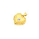 9ct-Gold-Two-Tone-15mm-Diamond-Set-Engraved-Edge-Locket Sale