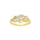9ct-Gold-Diamond-Intertwined-Ring Sale