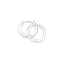 Silver-14mm-Fine-Huggie-Earrings Sale