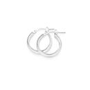 Sterling-Silver-12mm-Half-Round-Hoop-Earrings Sale