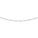 Silver-45cm-Solid-Figaro-Chain-Made-In-Italy Sale
