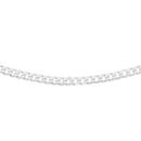 Silver-45cm-Dia-Cut-and-Bevel-Curb-Chain Sale