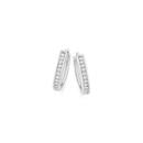 Silver-CZ-in-Channel-Huggies Sale