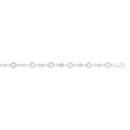 Silver-182cm-Heart-CZ-Marquise-Bracelet Sale