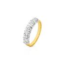 Limited-Edition-Alora-10ct-Gold-130-Carat-TW-Lab-Grown-Diamond-Band Sale
