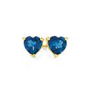 9ct-Gold-London-Blue-Topaz-Studs Sale