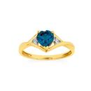 9ct-Gold-London-Blue-Topaz-Diamond-Ring Sale