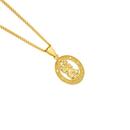 9ct-Gold-St-Christopher-Oval-Medal-Pendant Sale