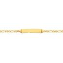 9ct-Gold-15cm-Solid-Fiagro-31-Identity-Bracelet Sale
