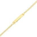 9ct-Gold-16cm-Solid-Curb-Identity-Bracelet Sale