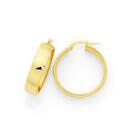 9ct-Gold-6x20mm-Hoop-Earrings Sale