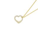 9ct-Gold-Two-Tone-16mm-Diamond-Cut-Floating-Heart-Pendant Sale