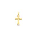 9ct-Gold-Two-Tone-Celtic-Cross-Pendant Sale
