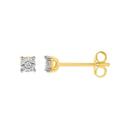 9ct-Gold-Diamond-Miracle-Set-Stud-Earrings Sale