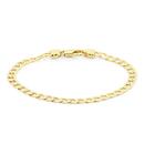 9ct-Gold-205cm-Solid-Curb-Bracelet Sale