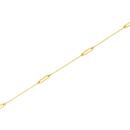 9ct-Gold-19cm-Mini-Paperclip-and-Trace-Bracelet Sale