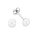 Sterling-Silver-6-65mm-Button-Cult-FW-Pearl-Studs Sale