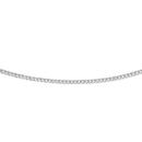 Sterling-Silver-45cm-Dia-Cut-Italian-Curb-Chain Sale