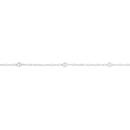 Sterling-Silver-19cm-Twist-Ball-Chain-Bracelet Sale