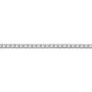 Sterling-Silver-Clear-Cubic-Zirconia-Link-Friendship-Bracelet Sale