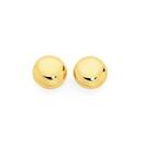 9ct-Gold-6mm-Button-Stud-Earrings Sale