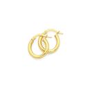 9ct-Gold-10mm-Polished-Hoop-Earrings Sale