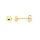9ct-Gold-4mm-Button-Stud-Earrings Sale