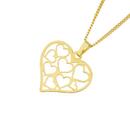 9ct-Gold-Open-Multi-Heart-Pendant Sale