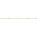 9ct-Gold-19cm-Multi-Beads-Solid-Trace-Bracelet Sale
