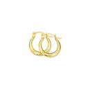 9ct-Gold-Triple-Hearts-Mini-Creole-Earrings Sale