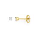 9ct-Gold-Diamond-Stud-Earrings Sale