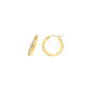 9ct-Gold-CZ-Hoops Sale