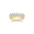Alora-10ct-Gold-1-Carat-TW-Lab-Grown-Diamond-Two-Row-Ring Sale