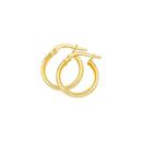 9ct-Gold-4x12mm-Half-Round-Hoop-Earrings Sale