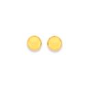 9ct-Gold-6mm-Button-Stud-Earrings Sale