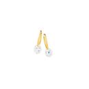 9ct-Gold-Pear-Shape-Crystal-Hoop-Earrings Sale