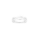 Silver-Open-Twist-Friendship-Ring-Size-O Sale