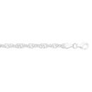 Italian-Made-Silver-185cm-Singapore-Bracelet Sale