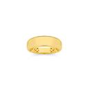 9ct-Gold-Bevelled-Edge-Band-Dress-Ring Sale