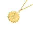 9ct-Gold-Sunflower-Pendant Sale