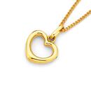 9ct-Gold-Open-Heart-Pendant Sale