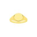 9ct-Gold-Plain-Round-Signet-Ring Sale